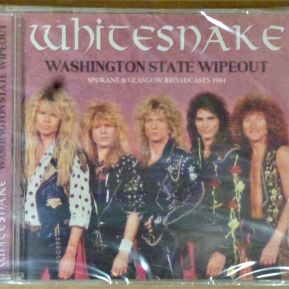 Whitesnake Washington State Wipeout CD ~ Spokane & Glasgow 1984 ~ New/Sealed! - Picture 2 of 2